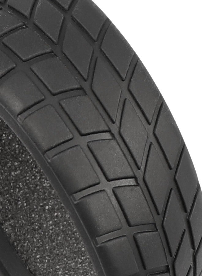 AIMROCK RC On Road Car Tires, 64mm Rubber Tyres for 1/10 1/12 Traxxas Tamiya TT01 TT02 HSP Wltoys HPI KYOSHO Car, Pack of 4 - Image 3